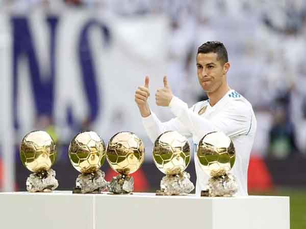 Cristiano Ronaldo có bao nhiêu quả bóng vàng?