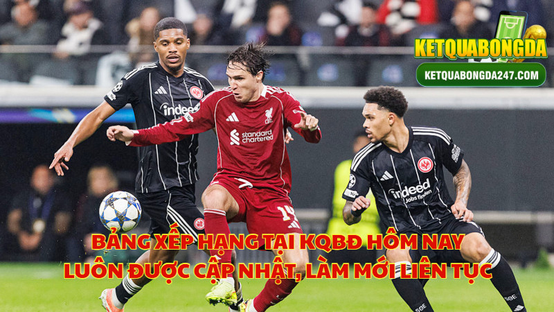 Bảng Xếp Hạng Tại KQBĐ Hôm Nay Luôn Được Cập Nhật, Làm Mới Liên Tục